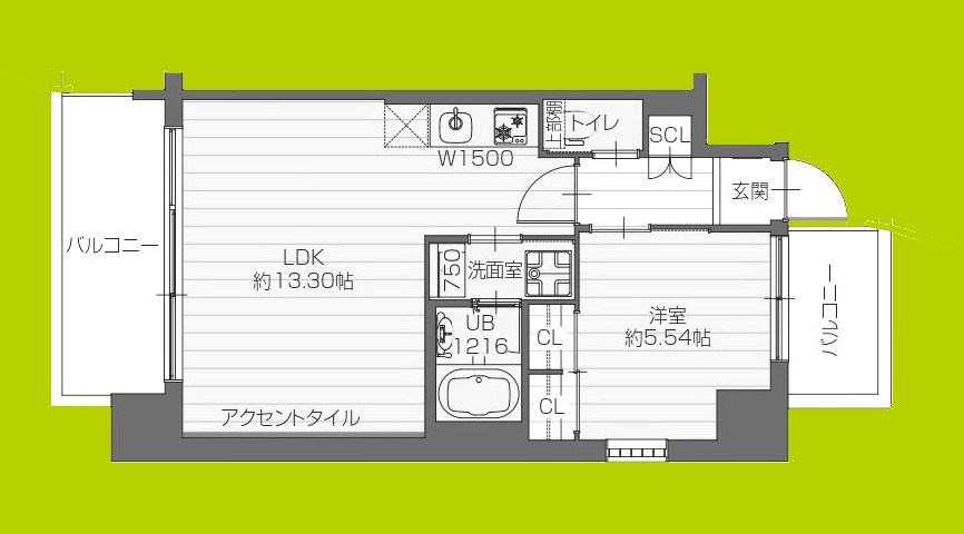 プレジオさくら夙川 間取り