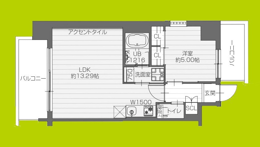 プレジオさくら夙川 間取り図