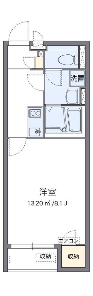 クレイノハイム　ルーエ 間取り