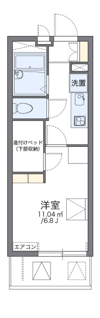 レオパレス掛休 間取り