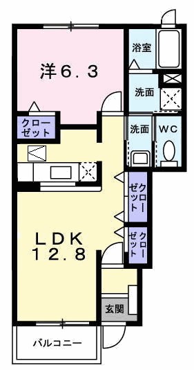 アルカンシェル　コリーヌ２ 間取り