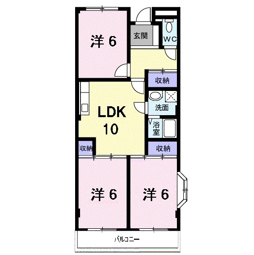グリーンハイツ芝Ⅰ 間取り