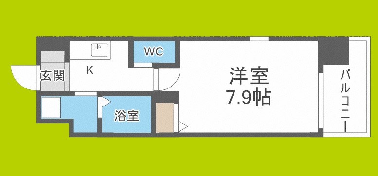 リヴィアス難波ルノン 間取り