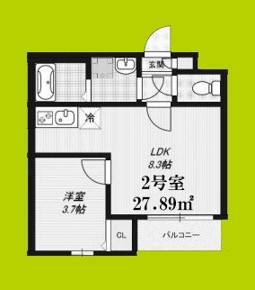 H-maison大正Ⅴ 間取り図