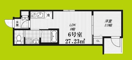 H-maison大正Ⅴ 間取り図