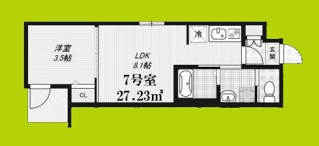 H-maison大正Ⅴ 間取り図