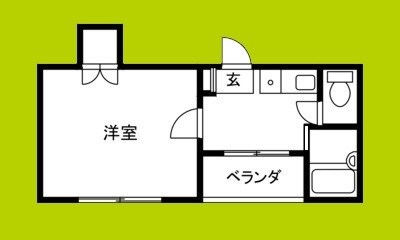 アドヴァン住之江 間取り
