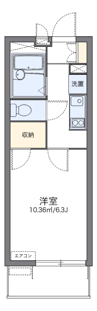 レオパレス寿 間取り