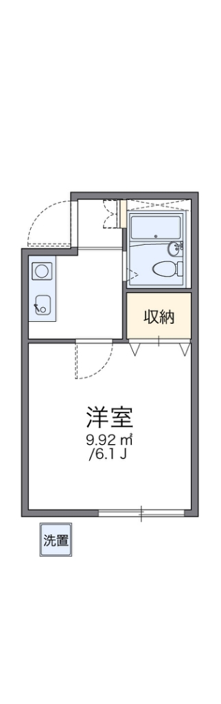 レオパレス住道第２ 間取り