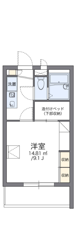 レオパレスグリーンヒルズ 間取り