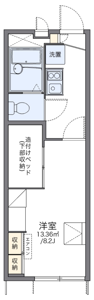 レオパレスＭ＆Ｋｕｚｕｍａｓａ 間取り