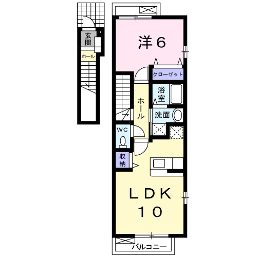 ヴィオラ東多田弐番館 間取り