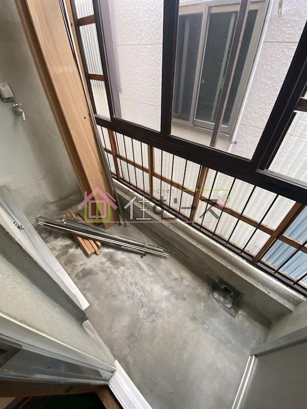 庭井２丁目貸家 ベランダ