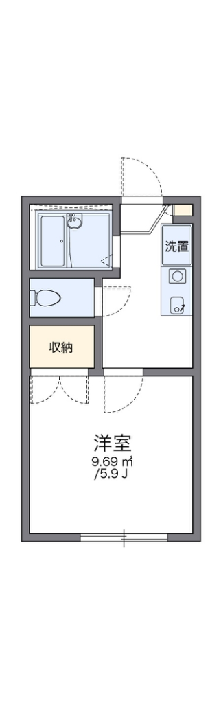 レオパレスＮｏｒｔｈＣｏｕｒｔ 間取り