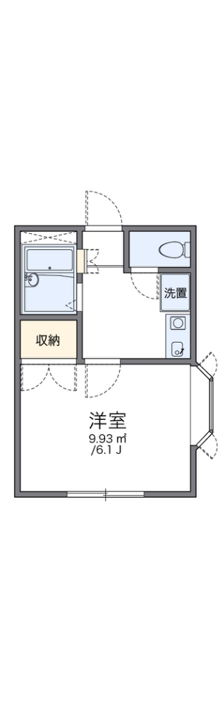 レオパレスＳｏｕｔｈＣｏｕｒｔ 間取り