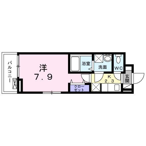 アペルト泉佐野Ⅴ 間取り