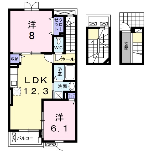 サンモール　Ⅰ 間取り