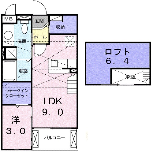 ベル・アージュⅠ番館 間取り