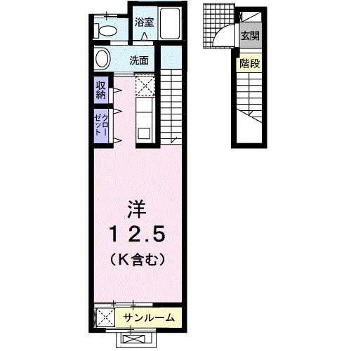 エスエス　メゾン　Ａ棟 間取り