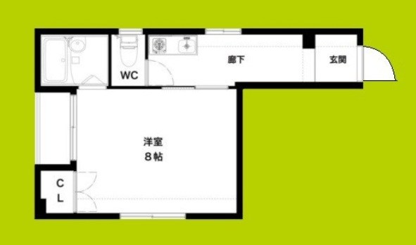 ハイツ渡辺Ⅱ 間取り
