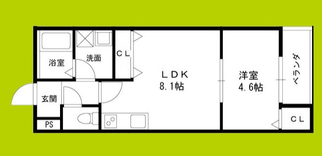COURTYARD　ShimbashiⅡ 間取り図