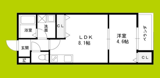 COURTYARD　ShimbashiⅡ 間取り図