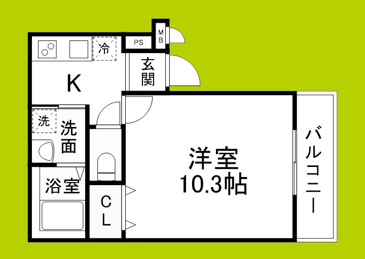 フジパレス西加賀屋ノース 間取り図