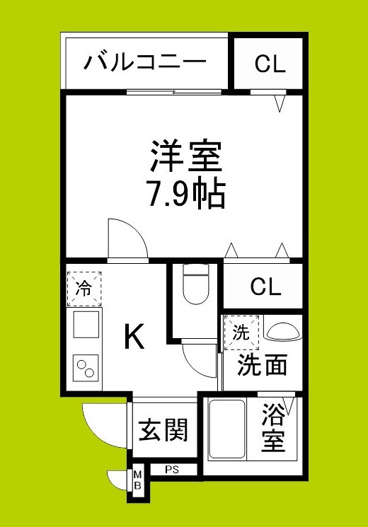 フジパレス西加賀屋サウス 間取り図