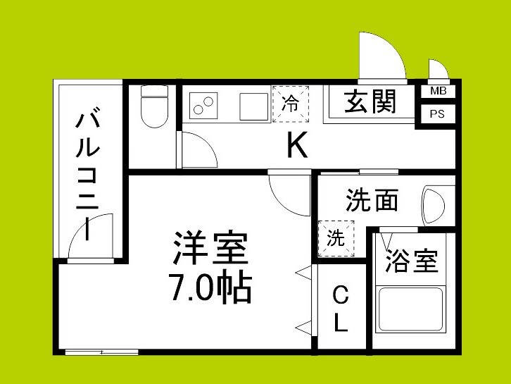 フジパレス西加賀屋サウス 間取り