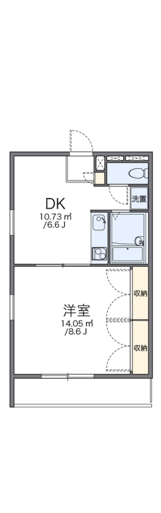 レオパレス向日葵 間取り