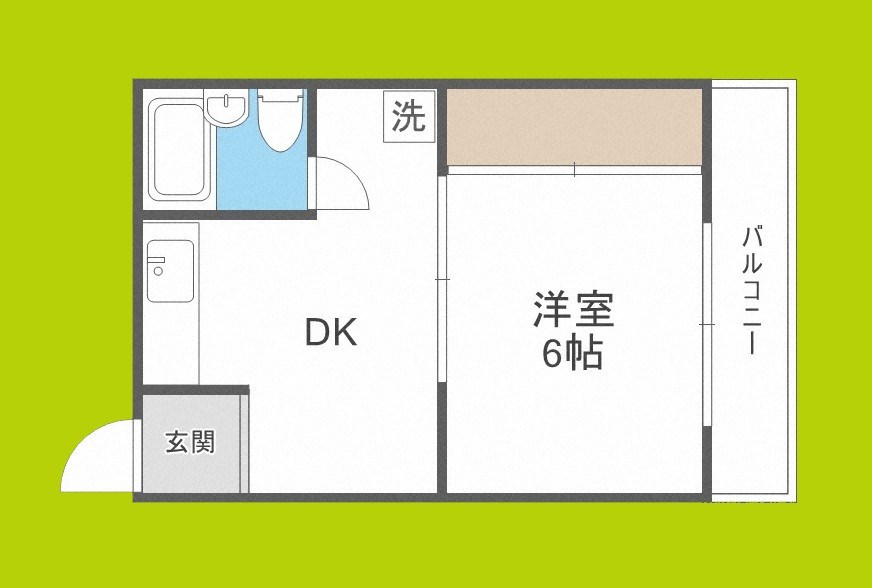 堂ヶ芝ハイツ 間取り