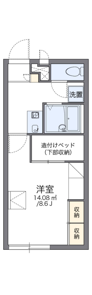レオパレスＮｅｏ　深阪 間取り