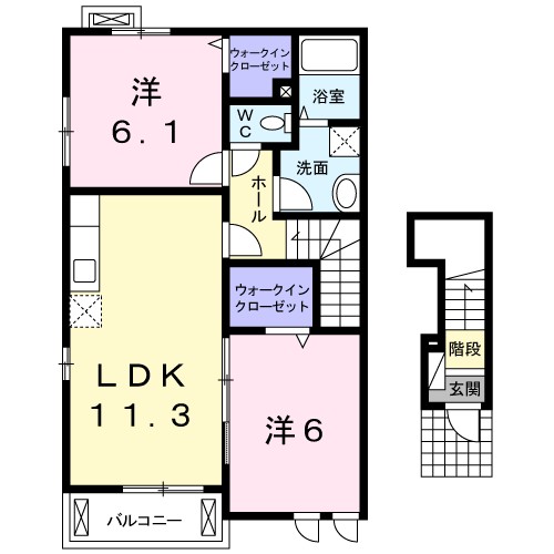 ユニゾン　三江 間取り