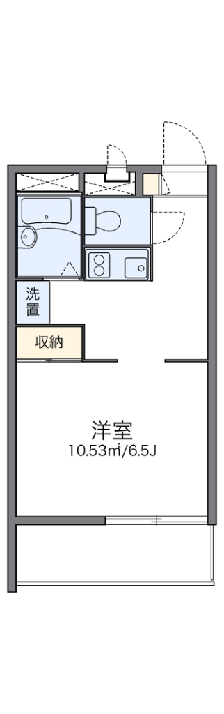 レオパレスサン・マックⅡ 間取り