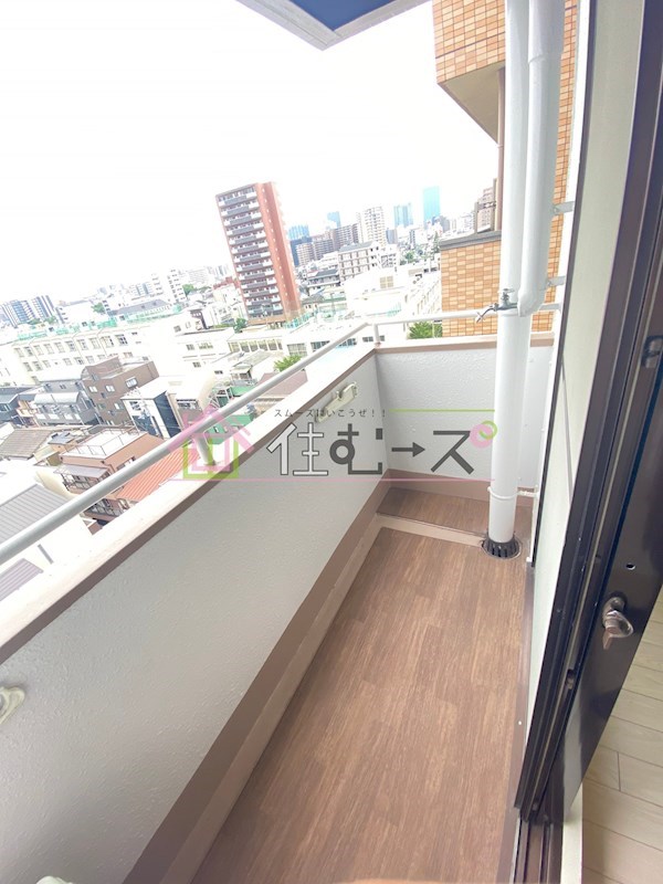 アクエルド都島 ベランダ