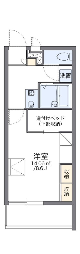 レオパレス畑山 間取り