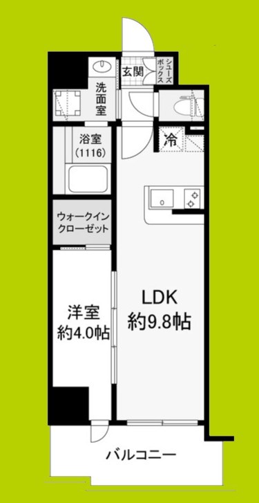 ArtizA緑地公園 間取り図