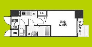 エスリード難波ALLURE 間取り図