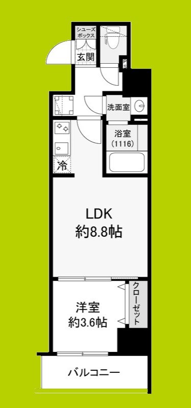 ArtizA緑地公園 間取り図