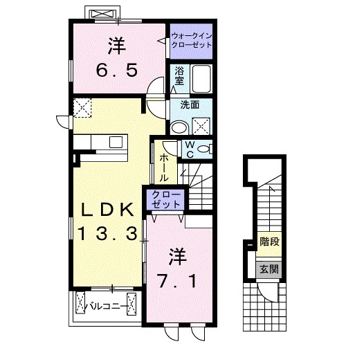 カルム　エレガンス 間取り