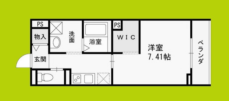 フェルヴォーレ清水 間取り図