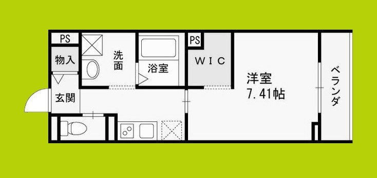 フェルヴォーレ清水 間取り