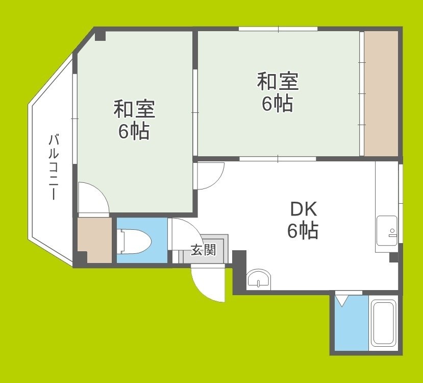 ハイツイケダ 間取り