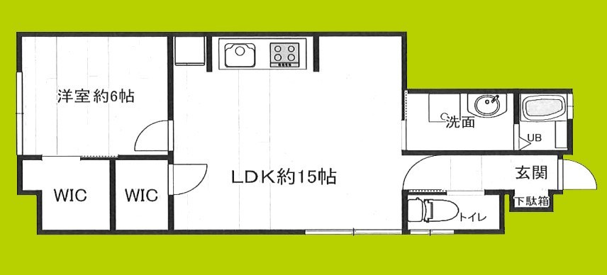 木川東3丁目長屋 間取り