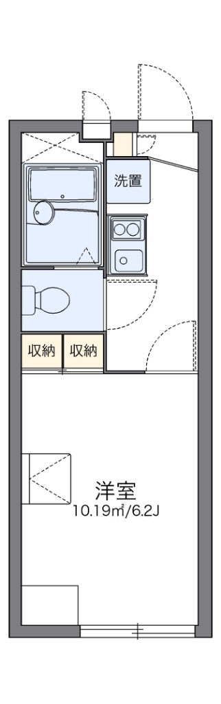 レオパレスアシスト０６ 間取り