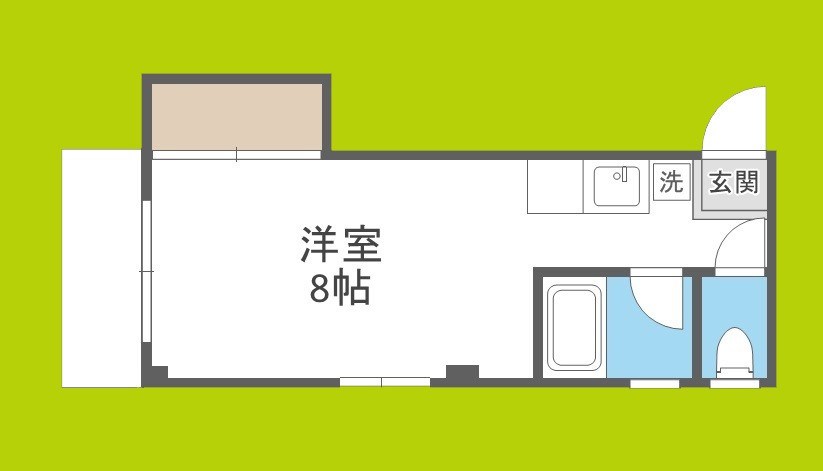 ハイツ織田 間取り図