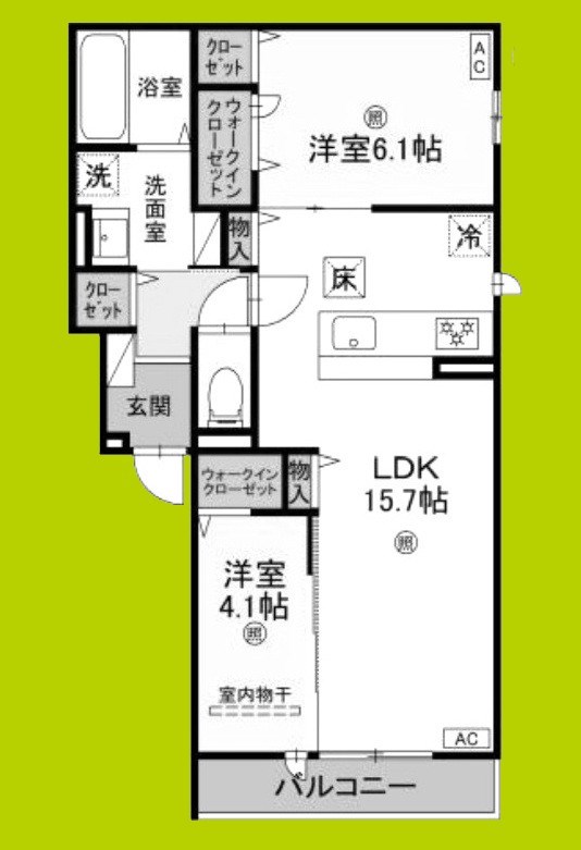 D-ROOM　千 間取り図