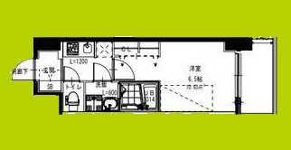 S-RESIDENCE小阪azure 間取り図