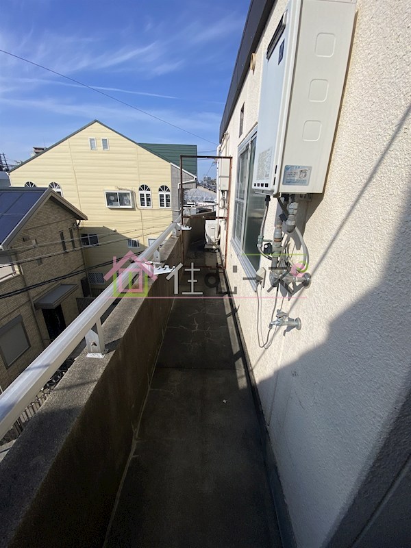 清水ハイツ ベランダ