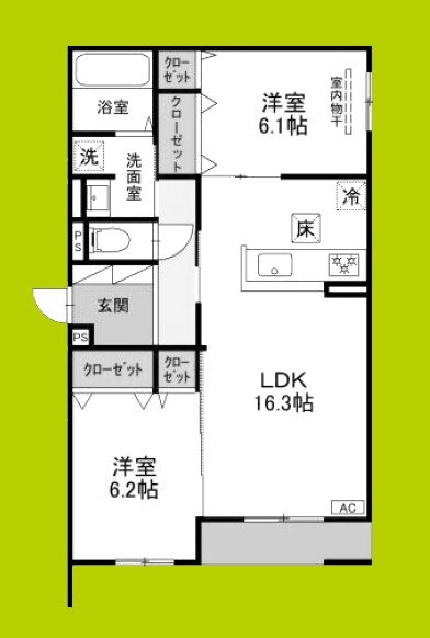 ドレ　Ⅰ 間取り